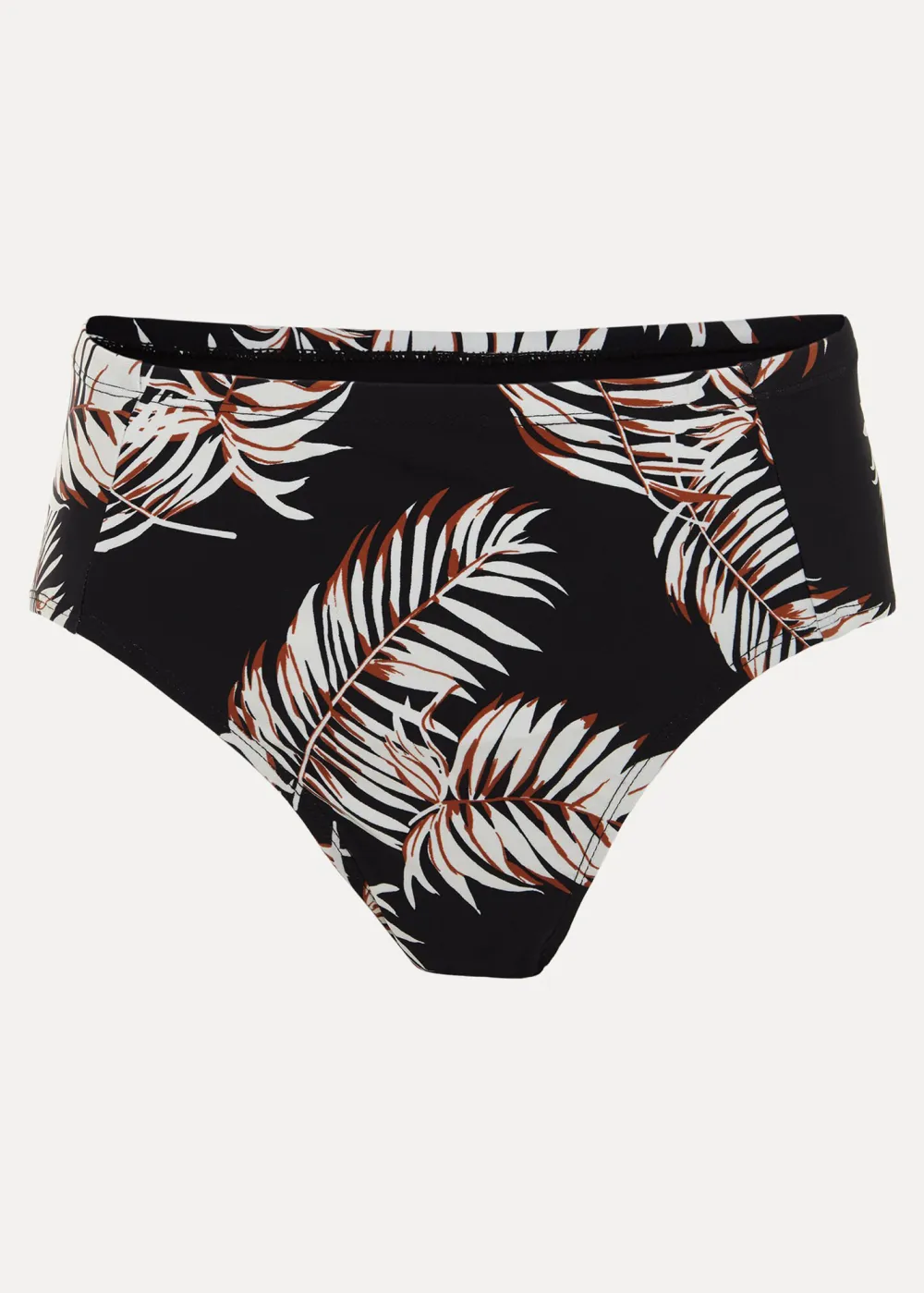 Leaf-Patterned Bikini Bottoms