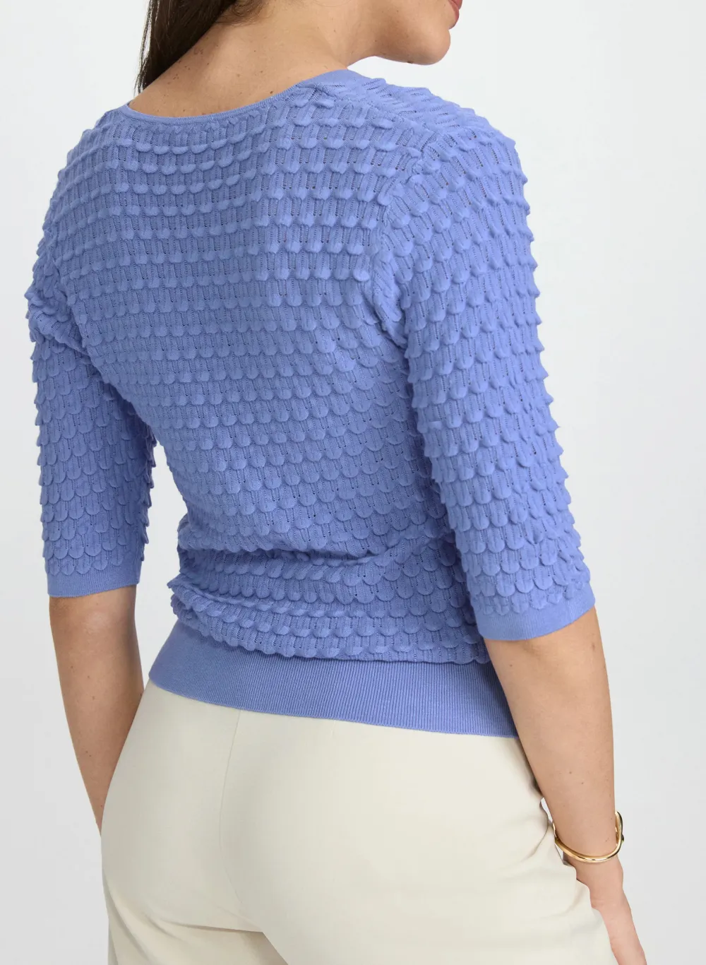 Blue Knit Sweater