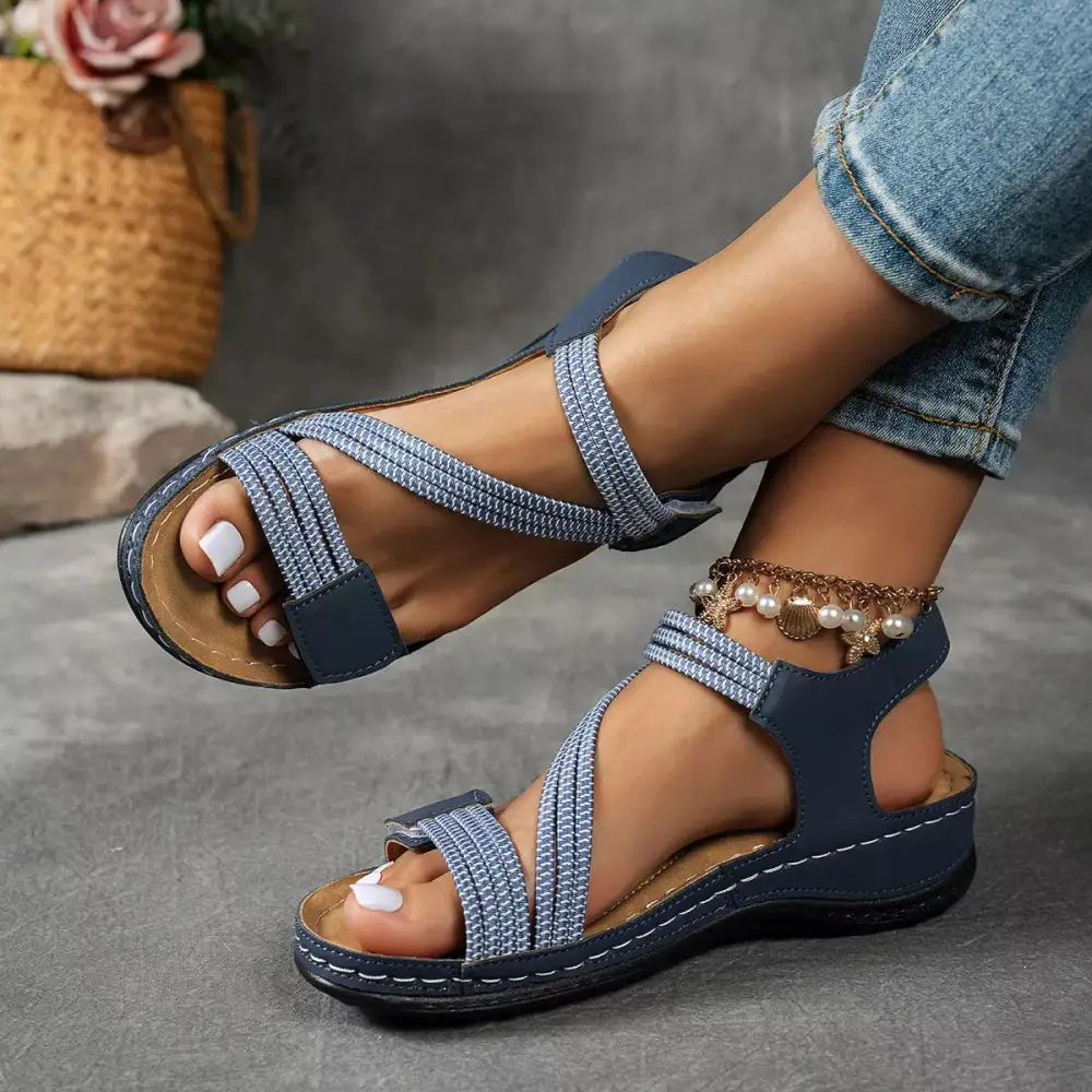 Easygoing Wedge Open Sandals