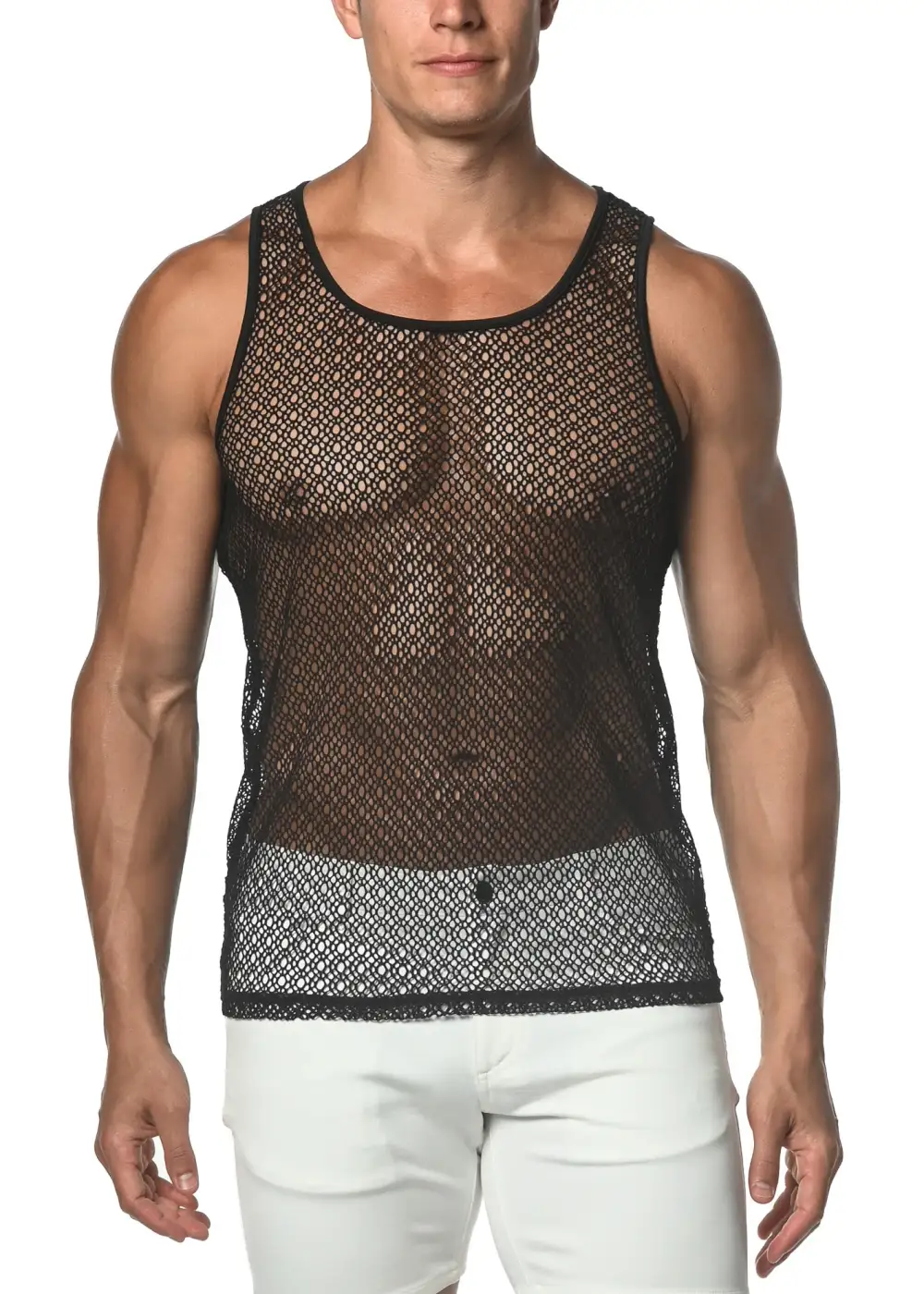 Tapered Sleeveless Tank Top
