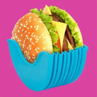 (Store Closing Sale) Silicone Burger Sandwiches Holder