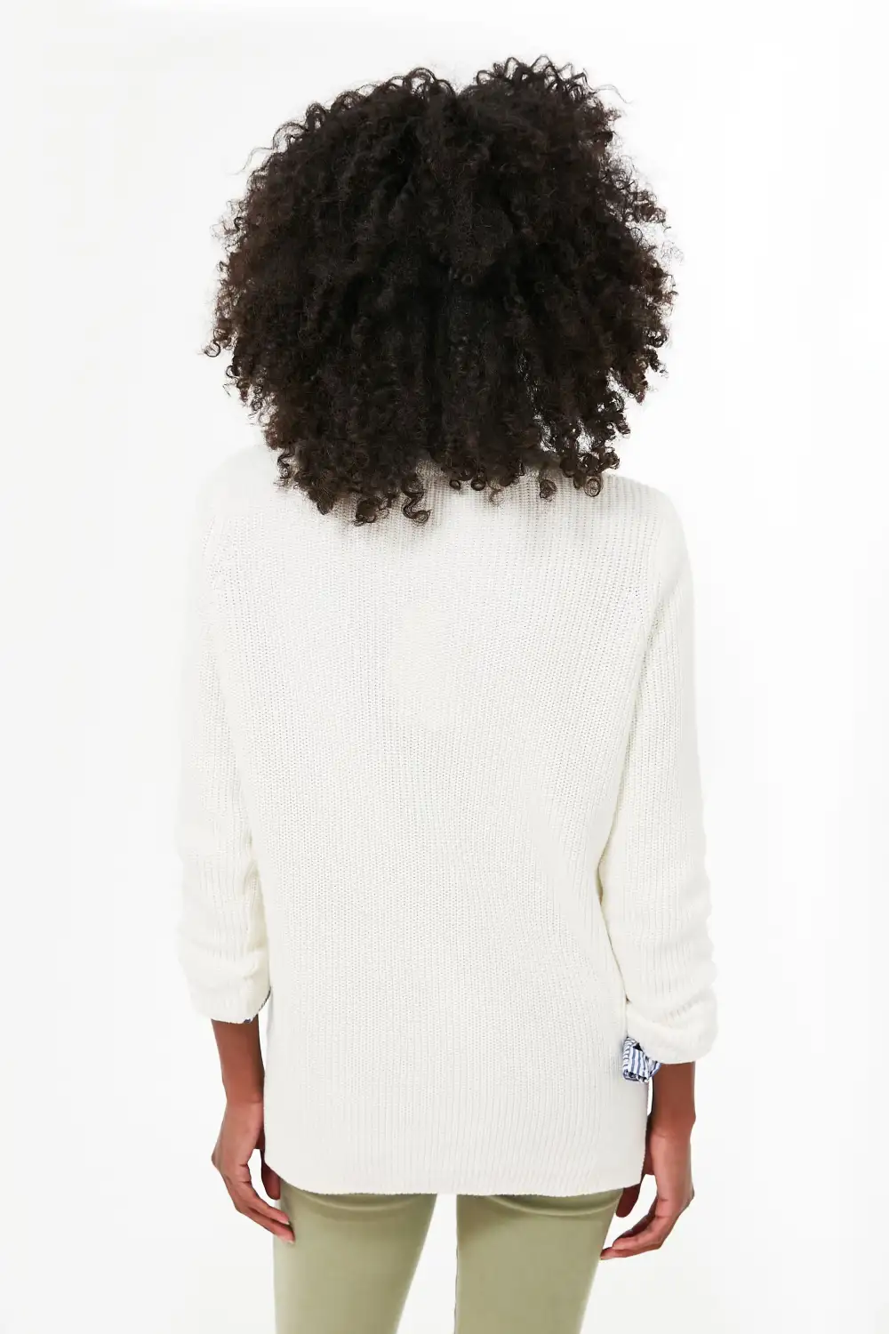 Chalk Emma Shaker Sweater