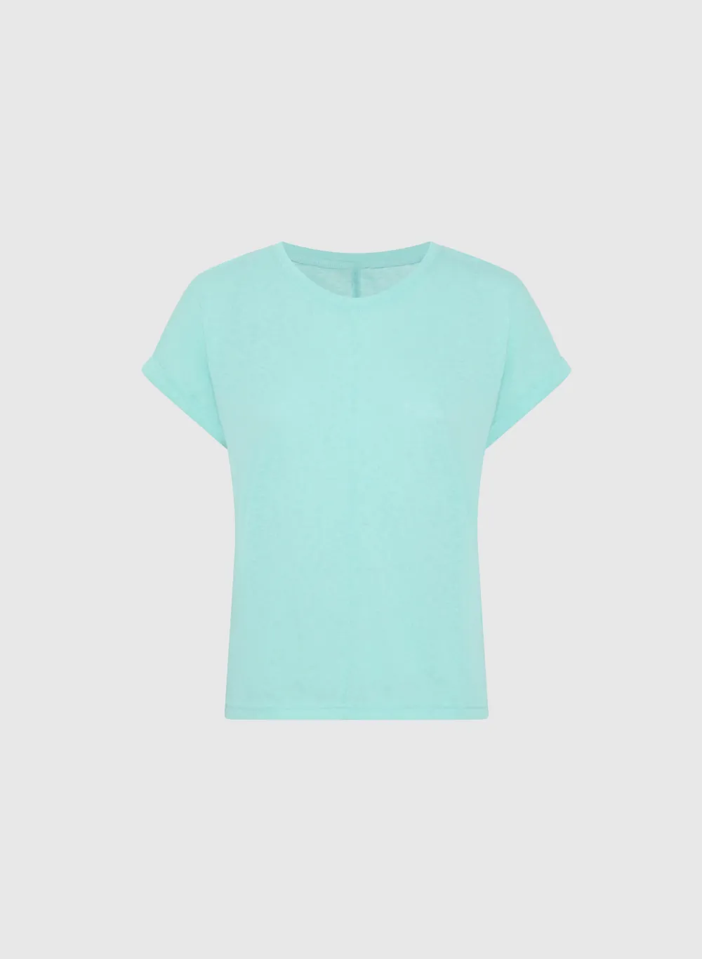 Casual Linen T-Shirt In Pastel Style