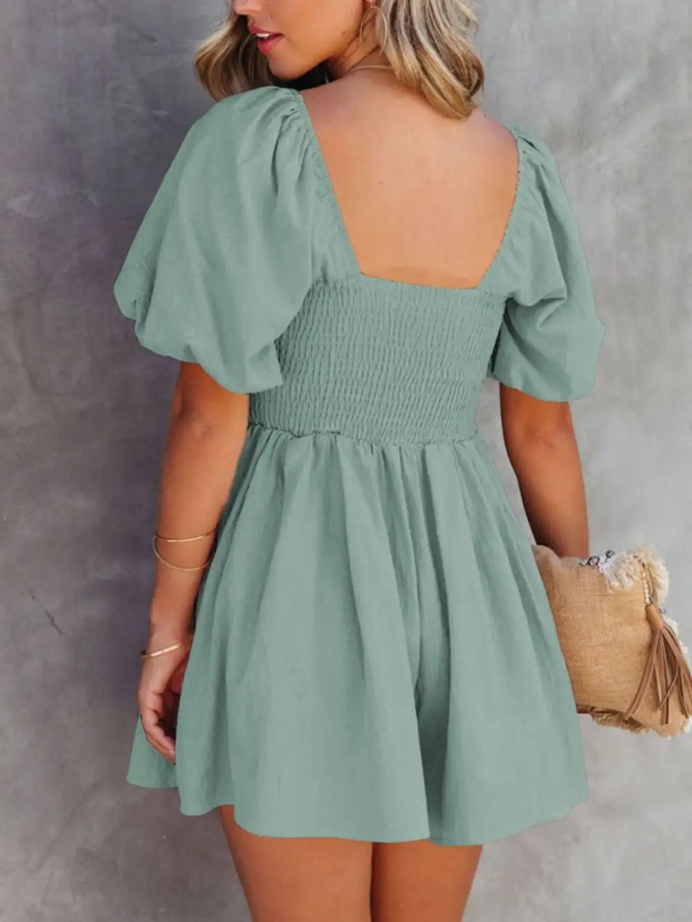 Jumpsuit Square Romper