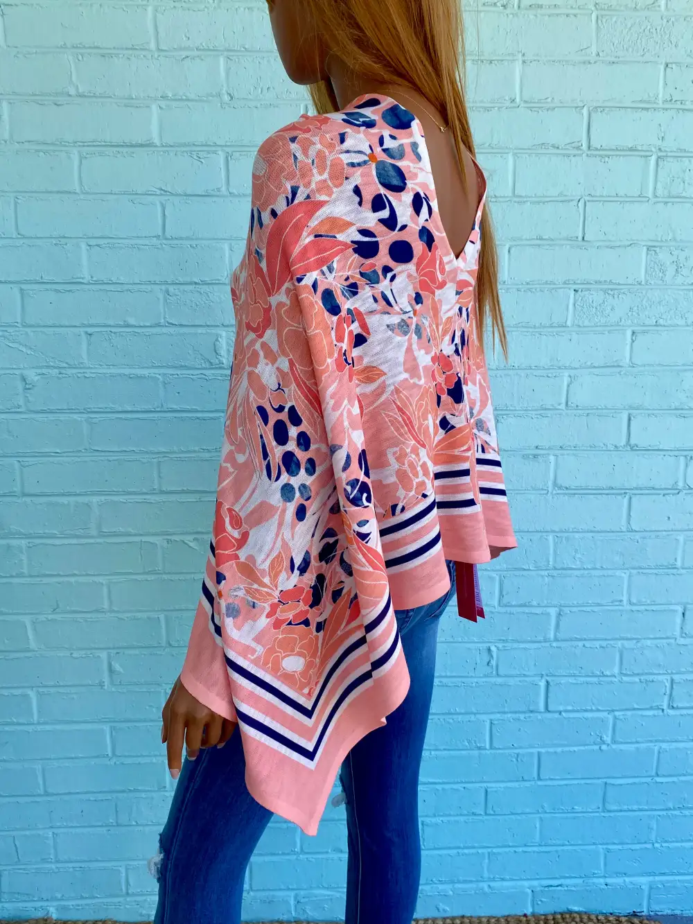 Easy Drape Poncho Top