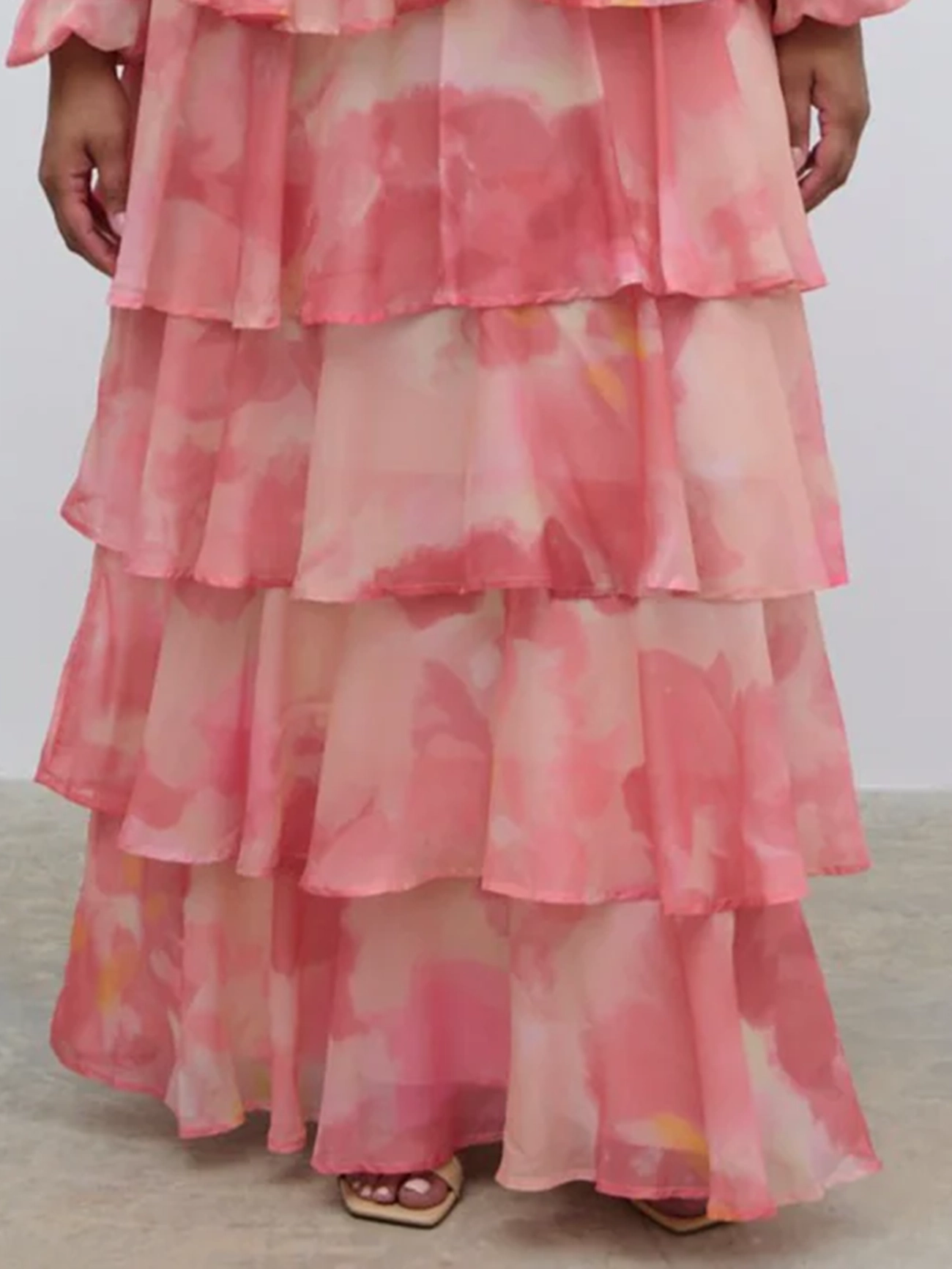 Ruffle Maxi Dress Curve