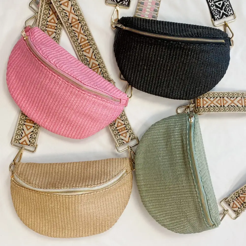 Woven Soft Crossbody Bag