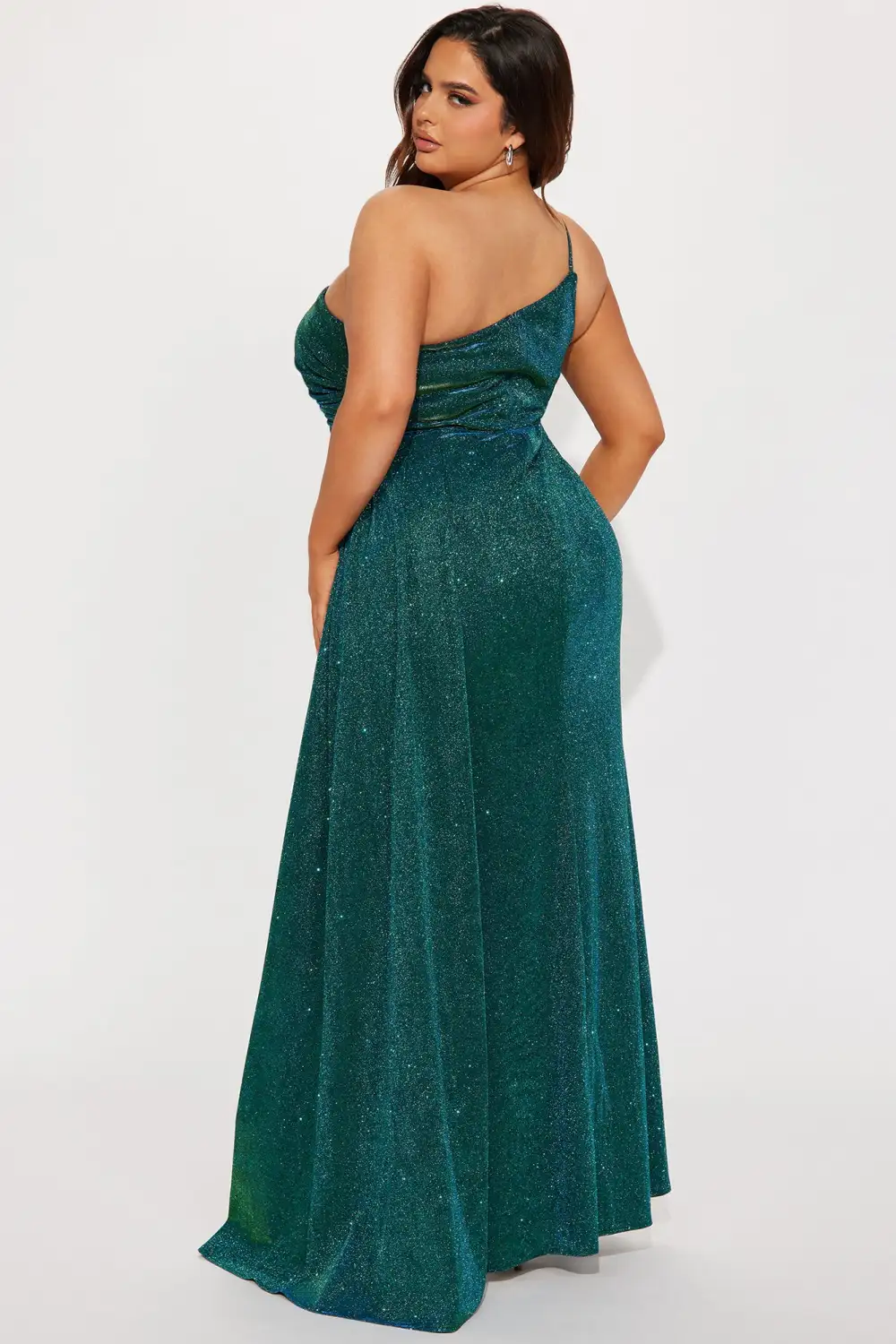 Daphne Lurex Gown - Emerald