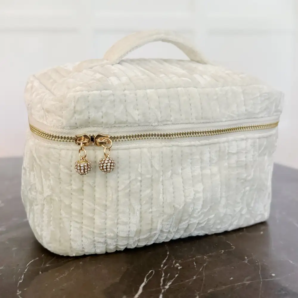 Quilted Soft Makeup Bag