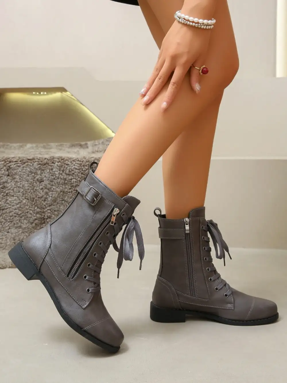Lace Boots