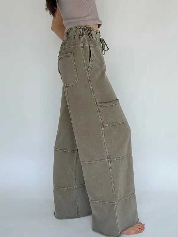 Easy Trip Wide Leg Pants