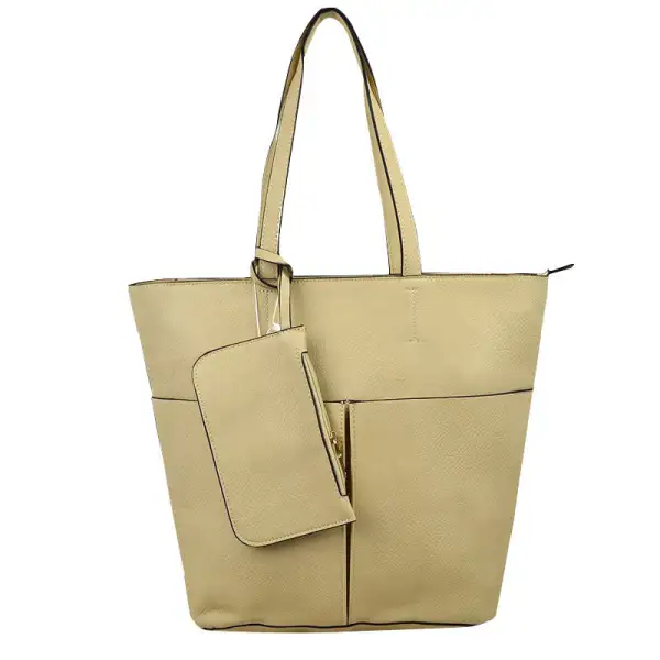 Vegan Leather Soft Tote Bag