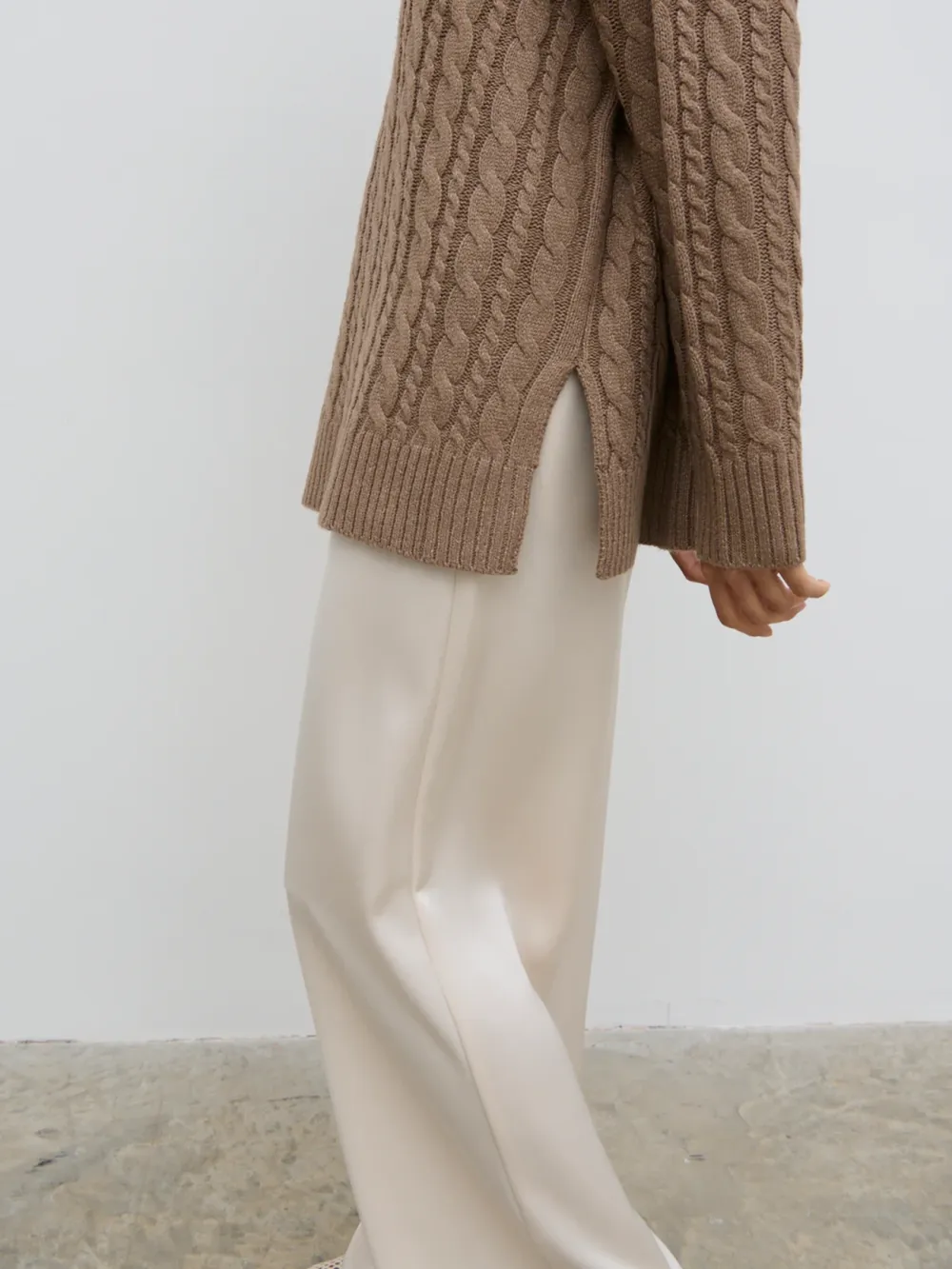 Zip Collared Knit Jumper