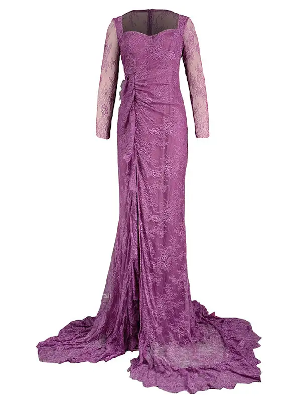 Mermaid Long Neck Maxi Dress