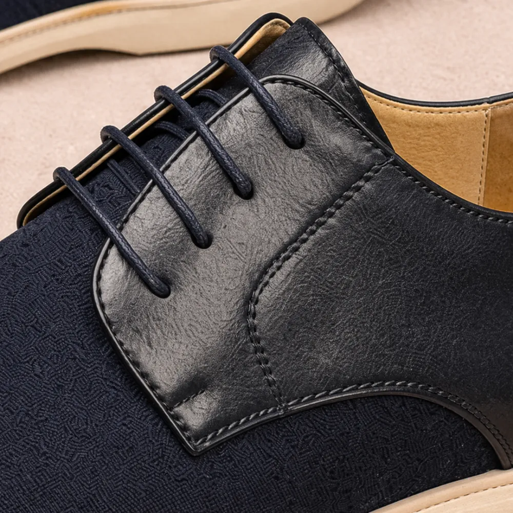 Casual Lace-Up Leather Shoes