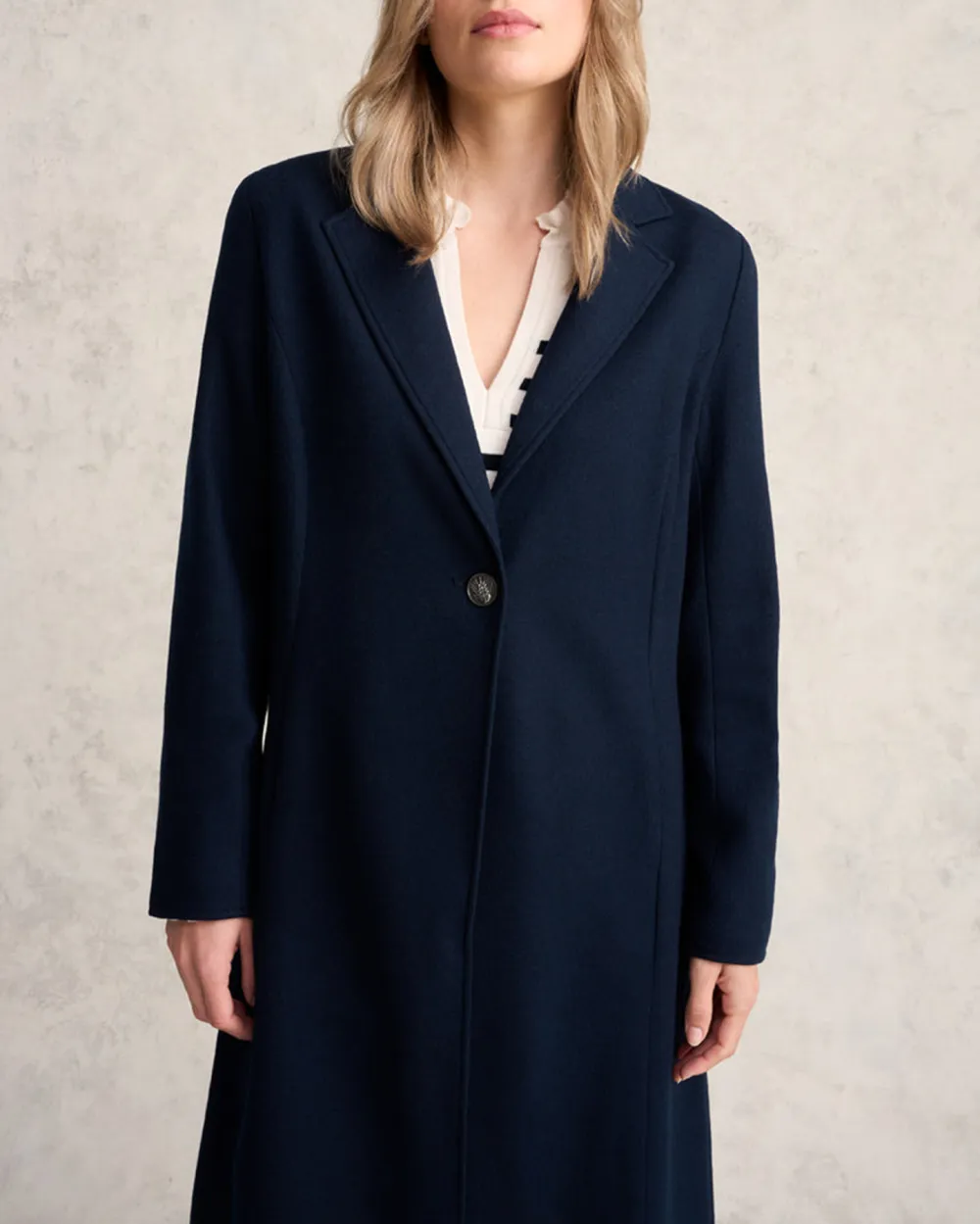 Wool Slight Stretch Coatigan