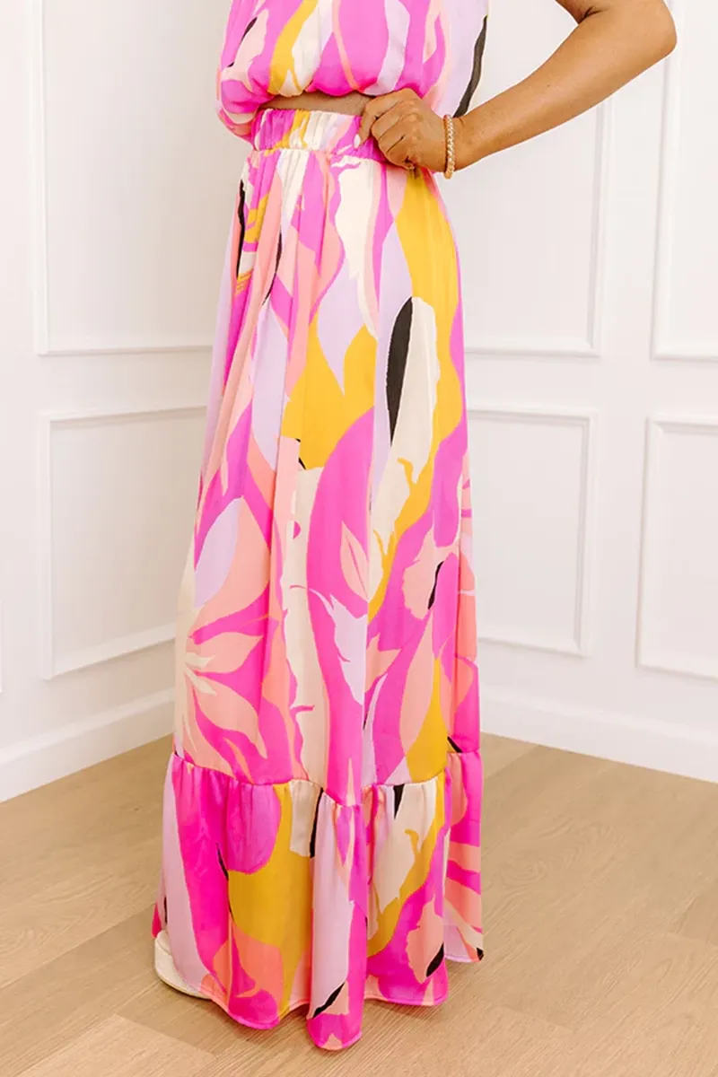 Casual Ruffled Loose Women's Skirt