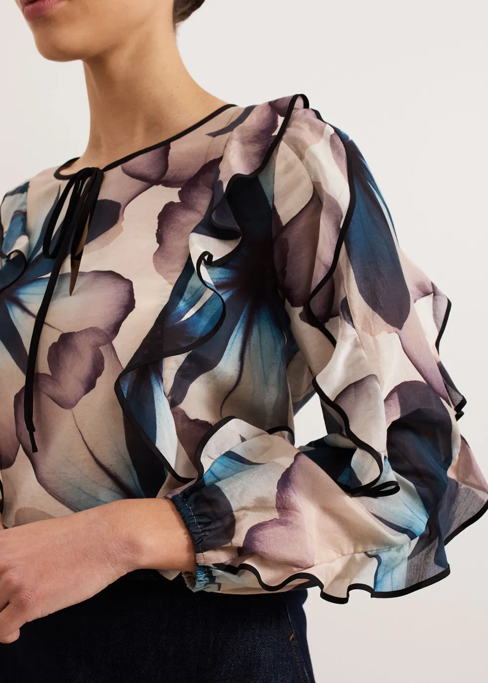 Luxurious Silk Women's Long Sleeve Shirt