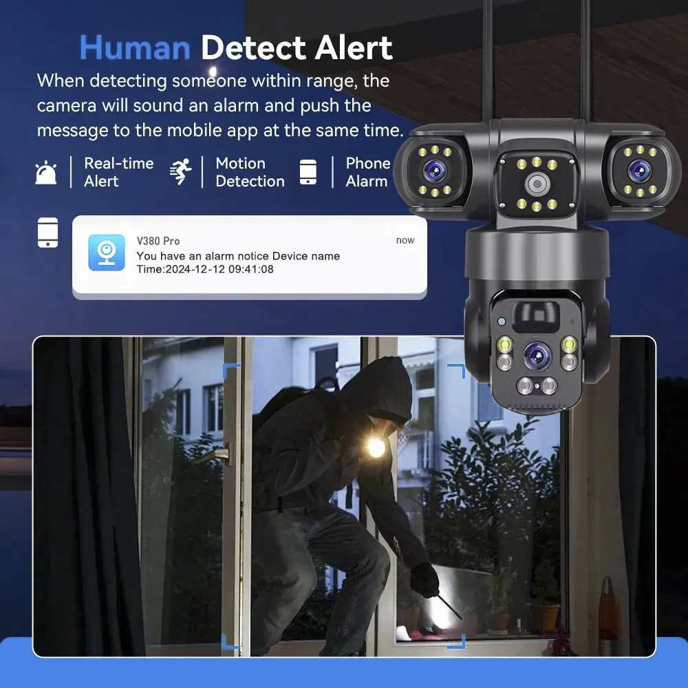 6K 9MP Outdoor Wi-Fi Security Camera