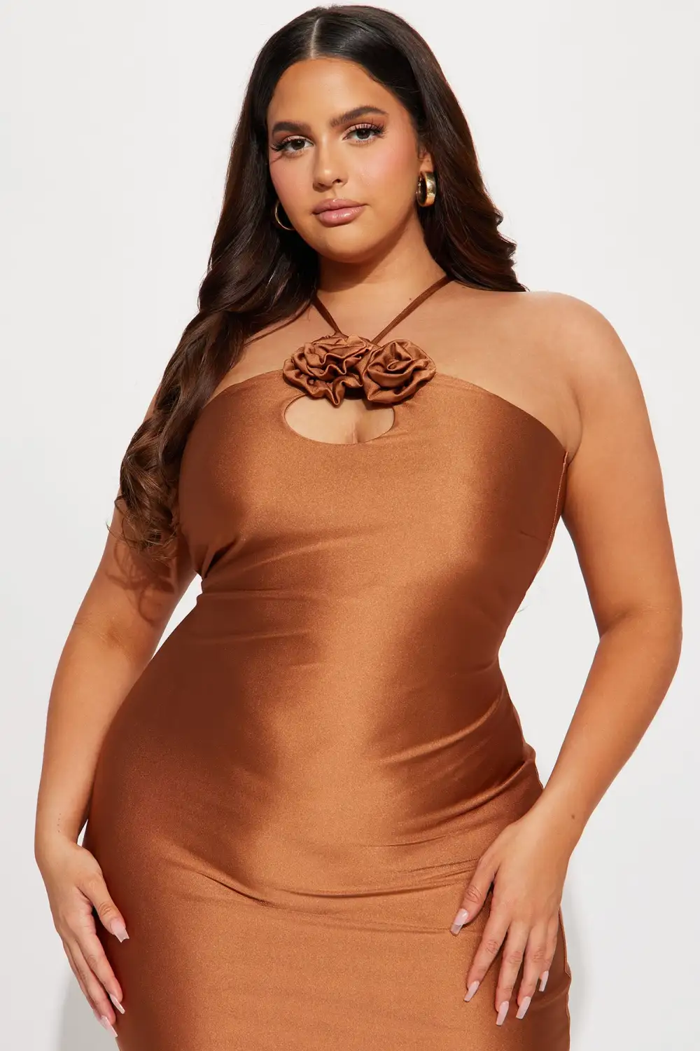 Stephanie Halter Maxi Dress - Mocha
