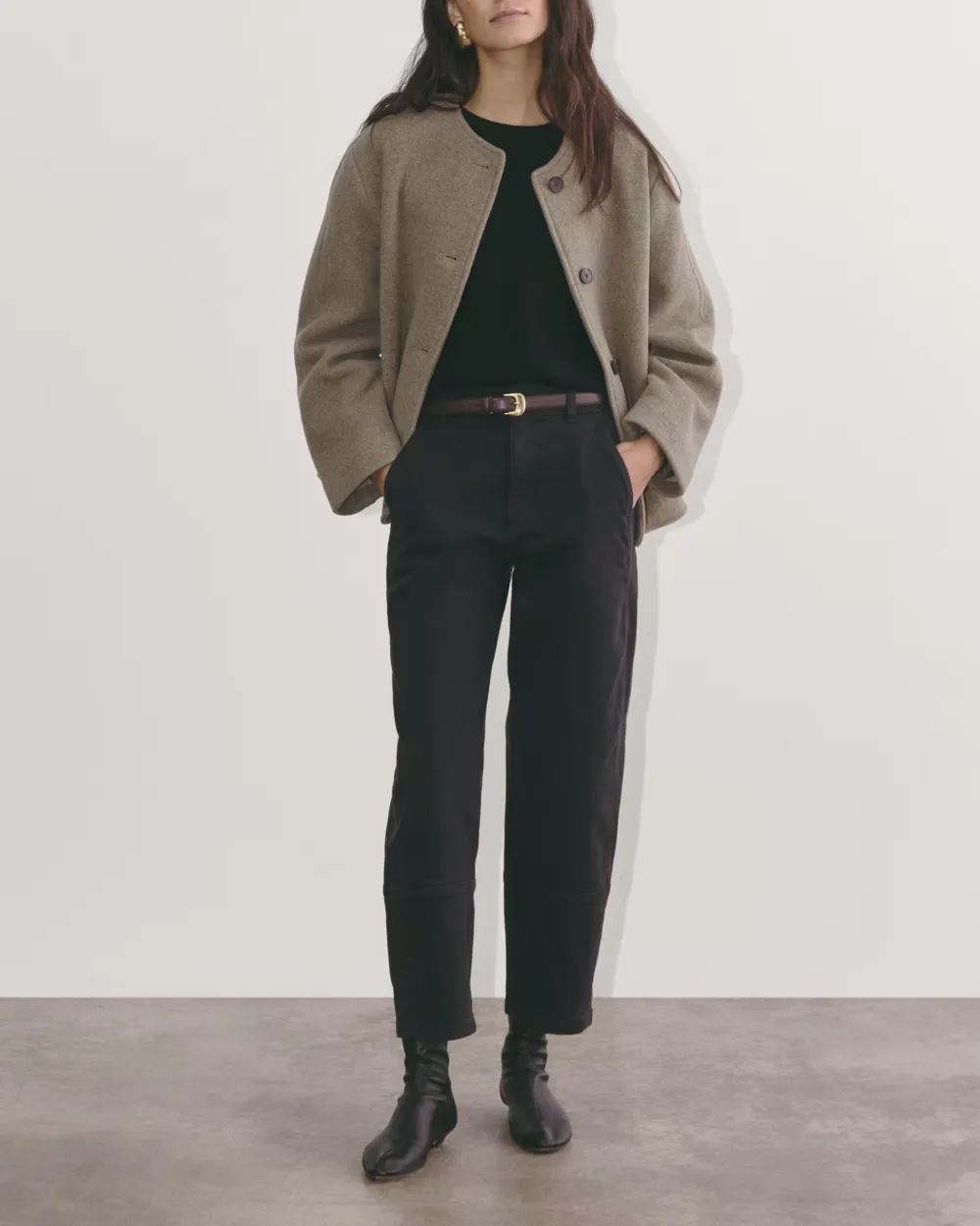 The Cocoon Coat In Wool