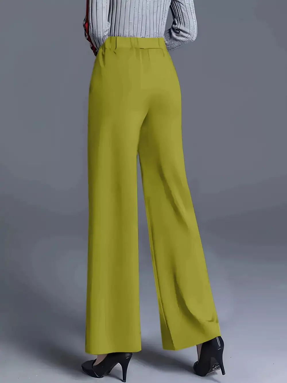 Easygoing Wide Leg High Waist Pants