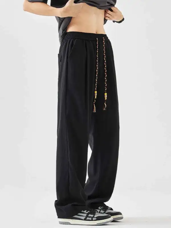 Loose Fit Drawstring Pants