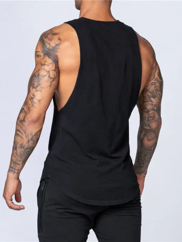 Slim Fit Crew Neck Breathable Vest