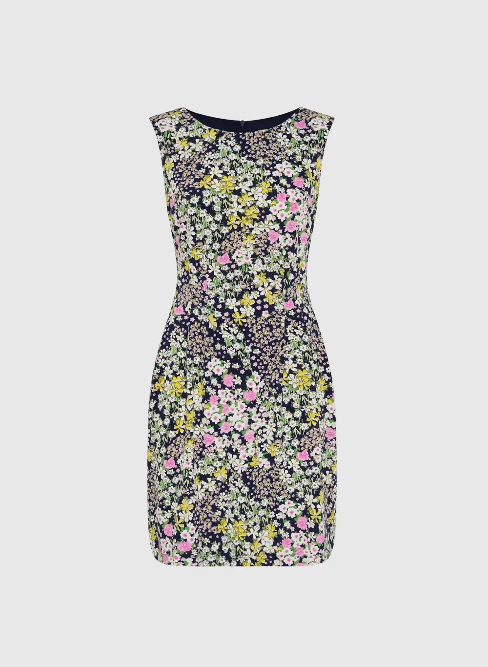 Multi-Color Floral Print Dress