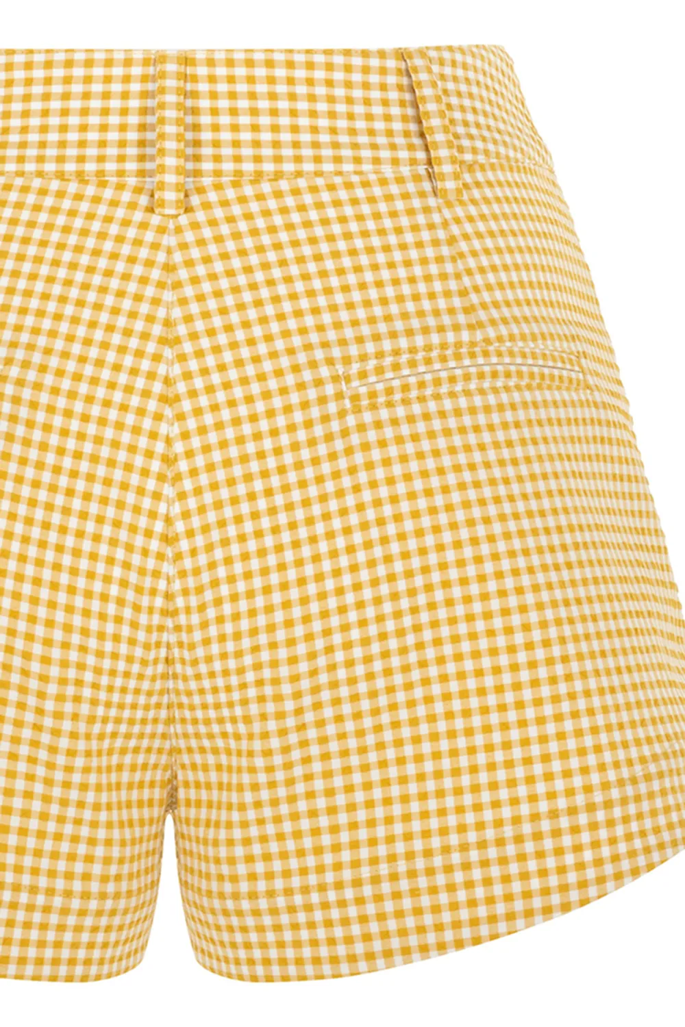 Plaid Short-Yellow