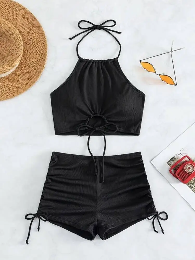 Boxer Short Tankini Suit