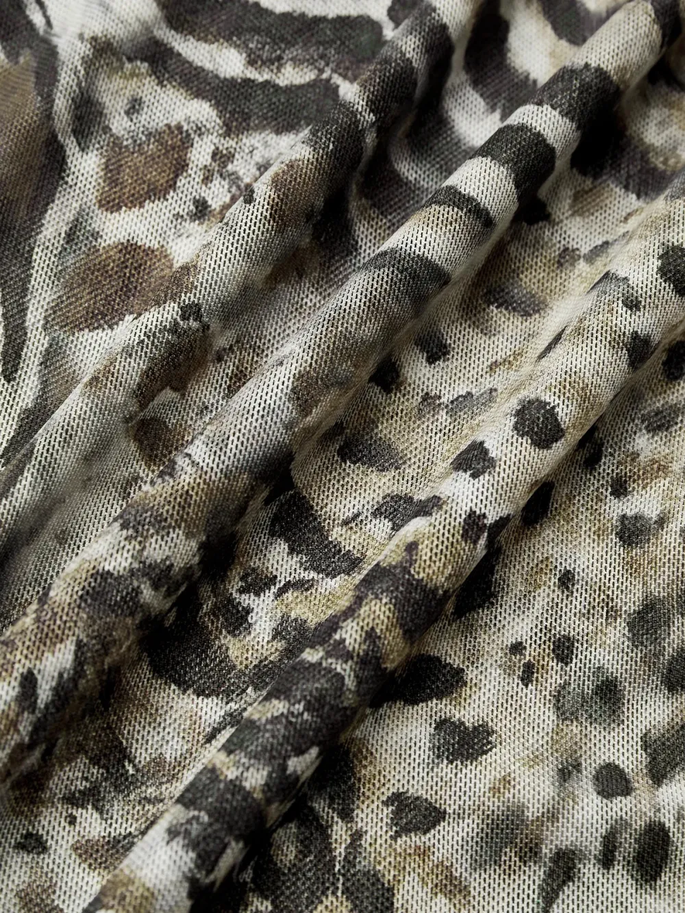 Slim V Neck Leopard Sleeveless Maxi Dress
