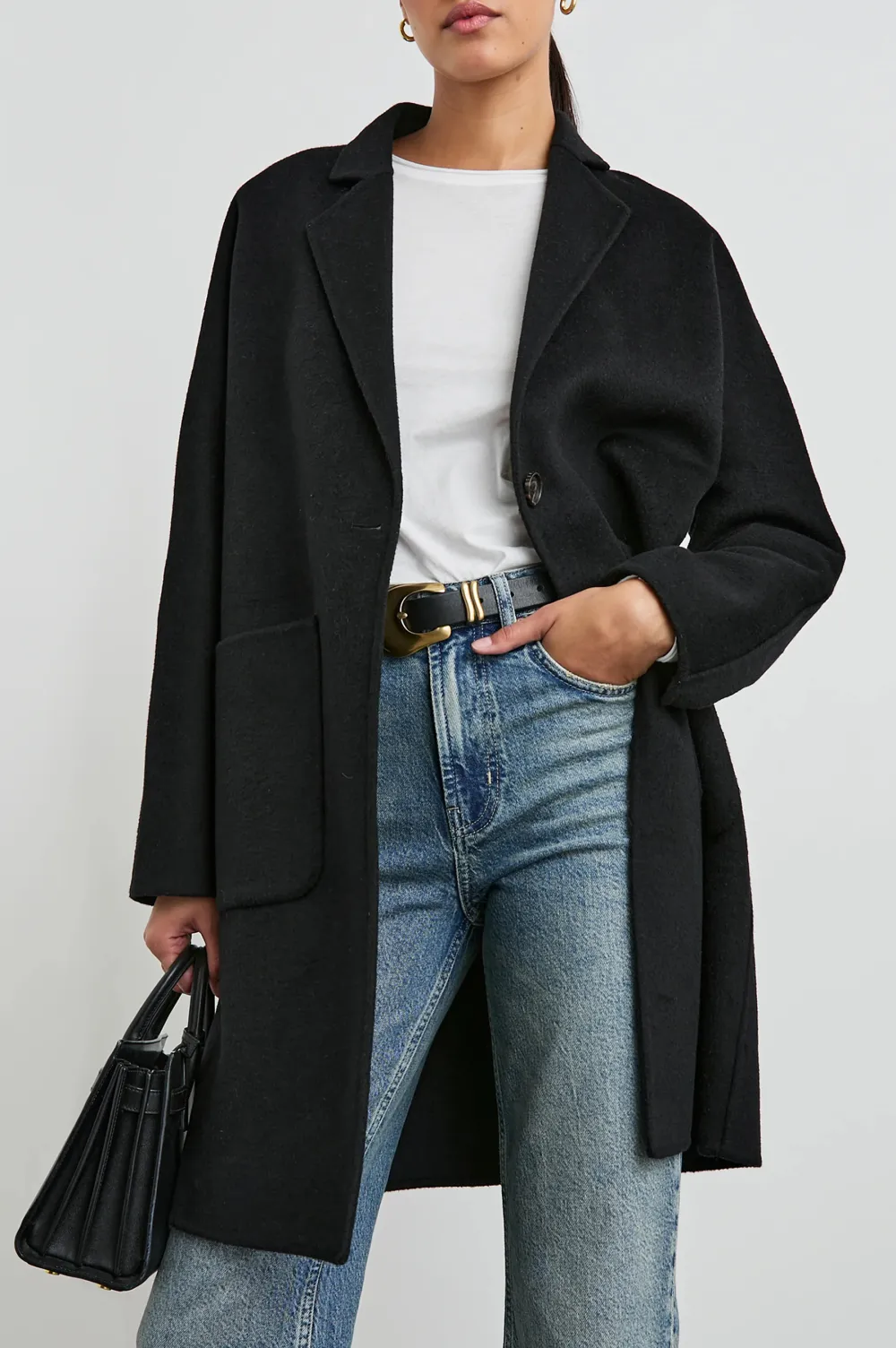 Beige Simple And Warm Women's Coat