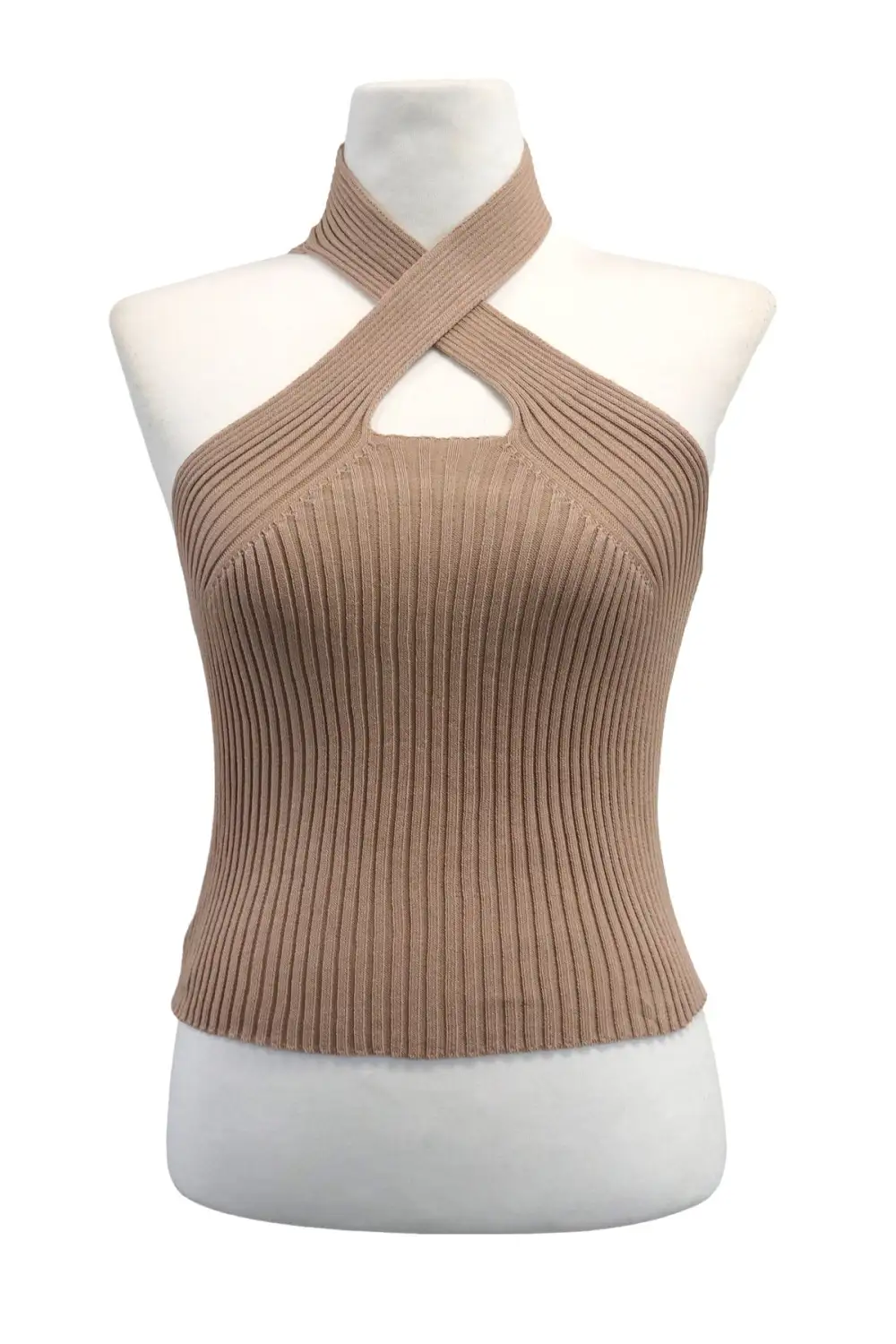 Twist Front Knitted Top