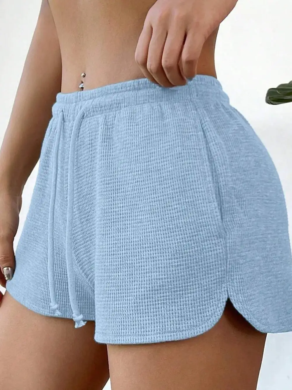 Easygoing Drawstring Shorts with Pockets