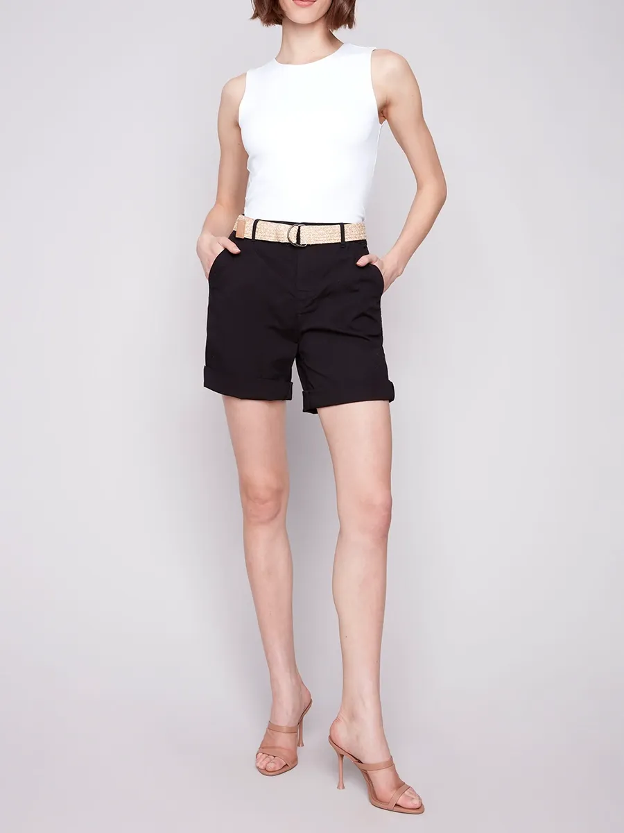 Casual Solid Color Basic Women's Short