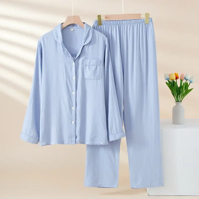 Knit Long Sleeve Pajama Set