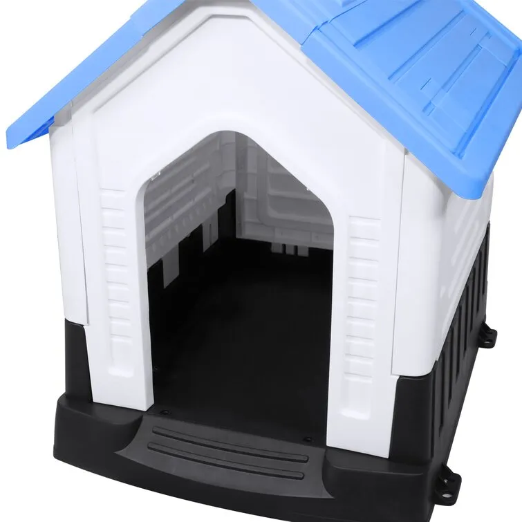 Heino Outdoor Plastic Dog House Up To 30Lb Pet Puppy