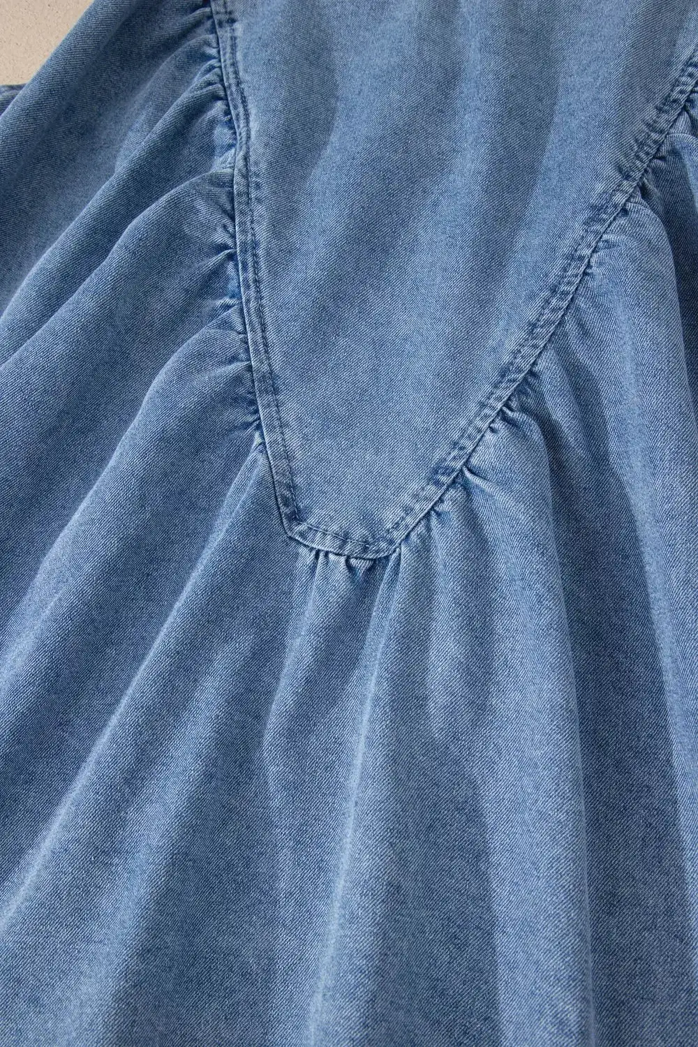 Pleated Patchwork Sleeveless Top