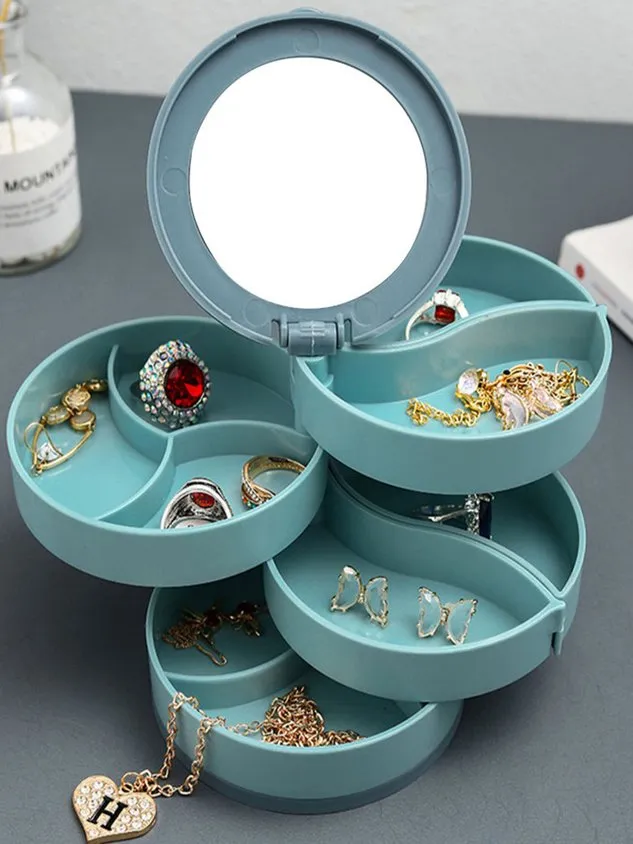 Rotating Multi-layer Jewelry Box