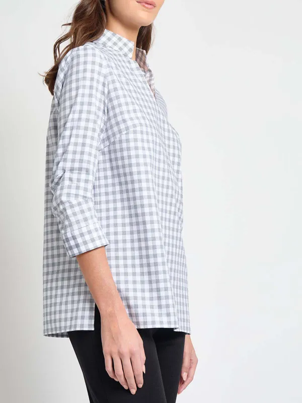 Cotton Plaid Tunic