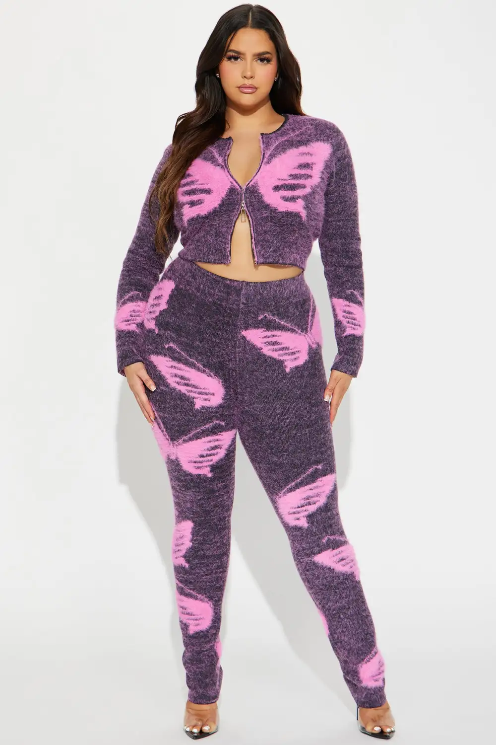 Butterfly Dreams Legging Set - Pink/combo