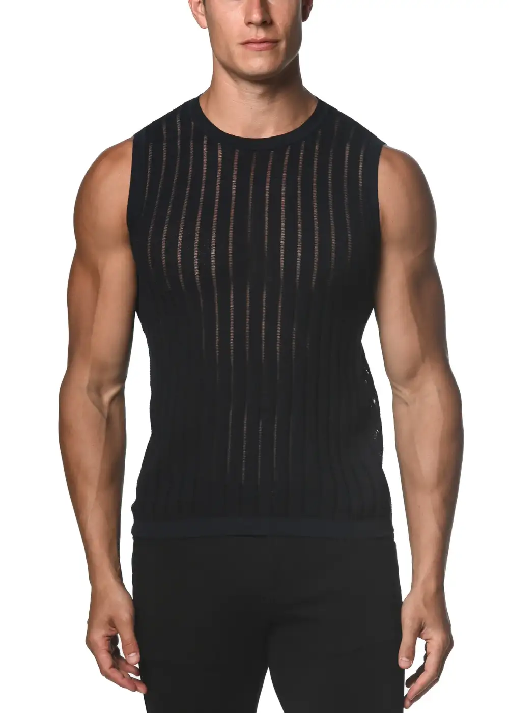 Refined Open Knit Vest