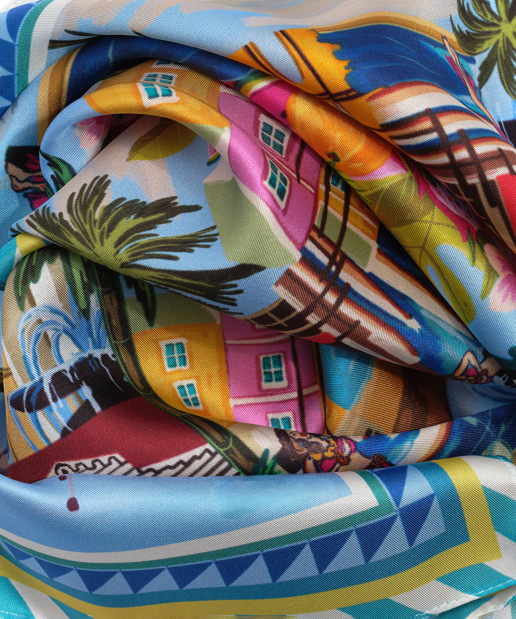 Versatile Styling Casual Style Silk Bandana