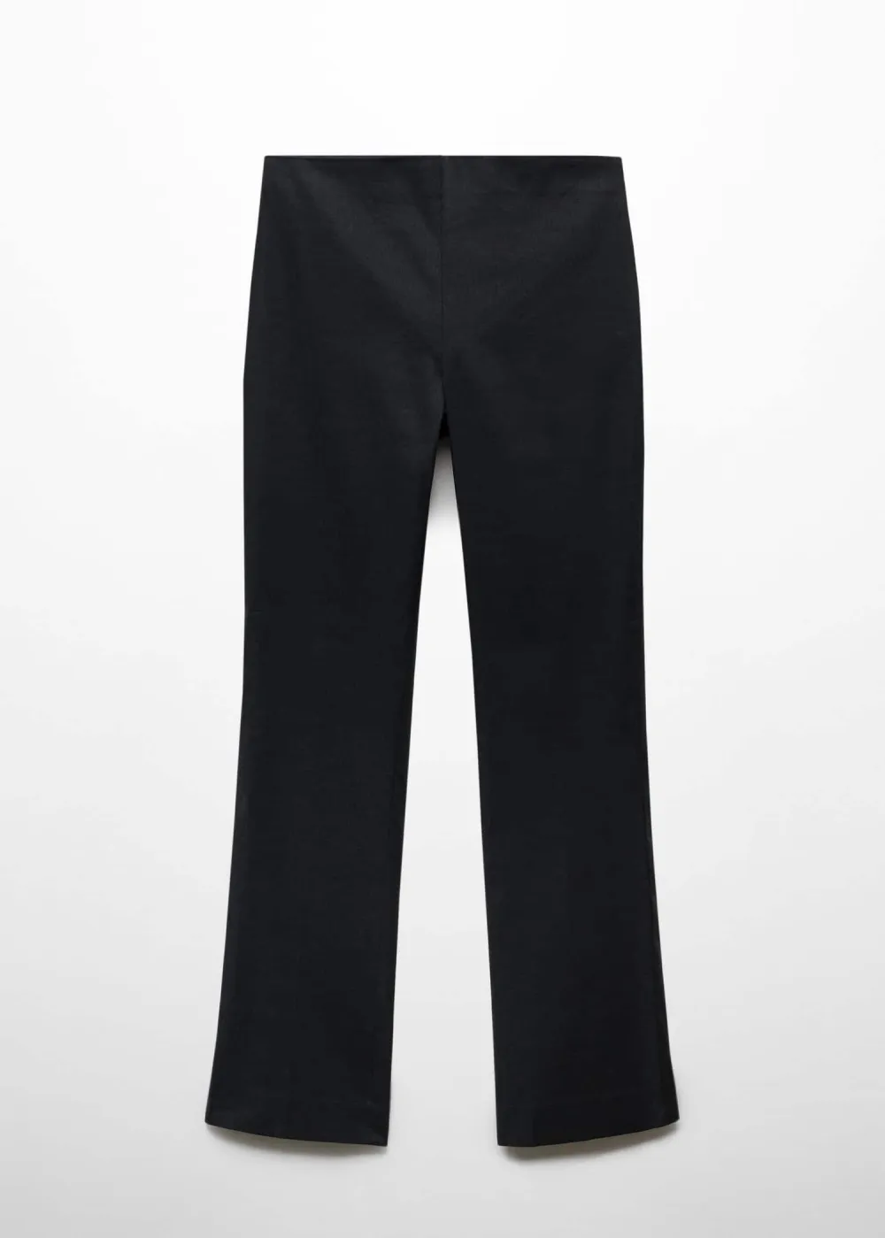 Linen flare trousers