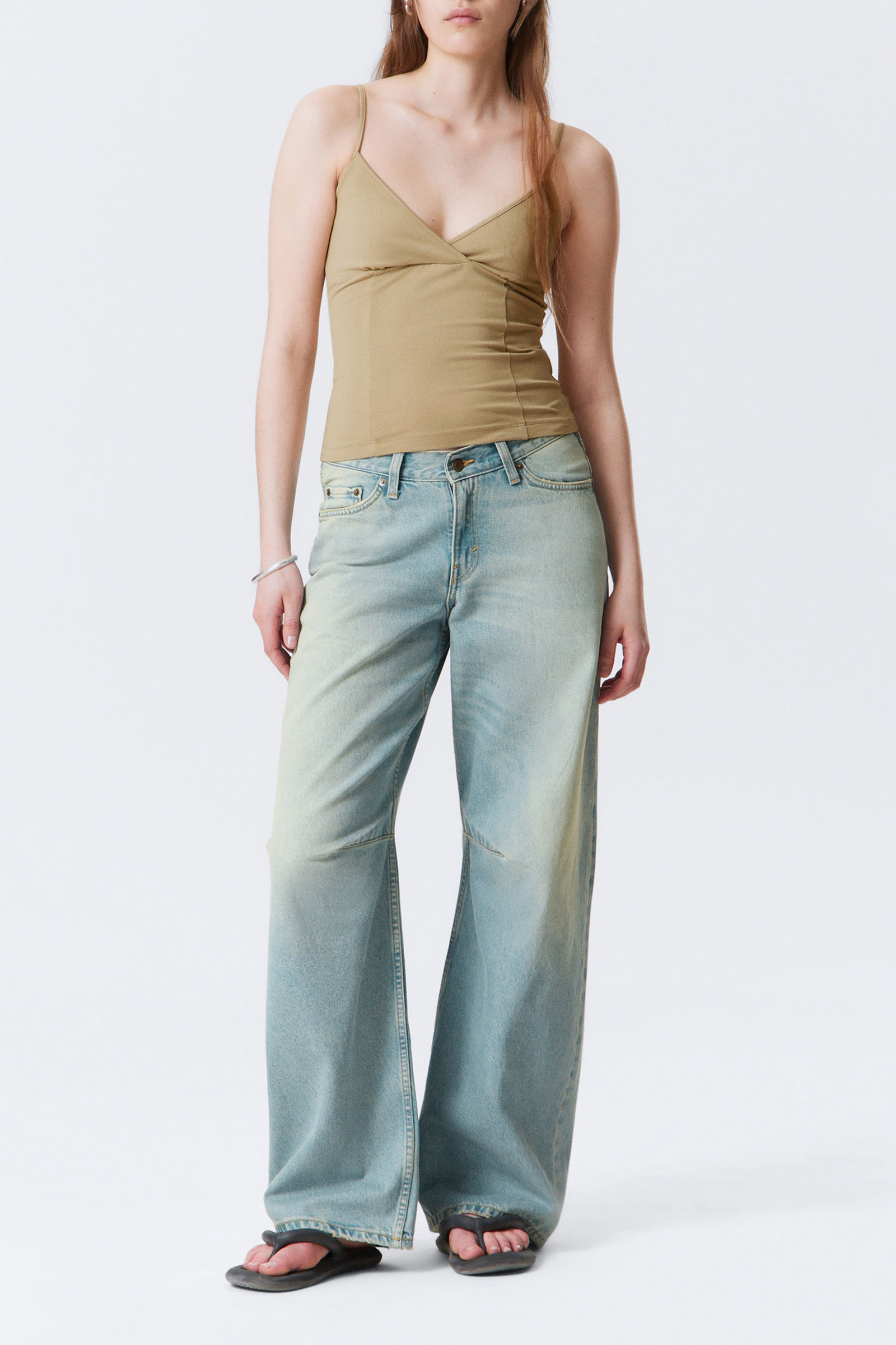Cross Detail V-Neck Cami