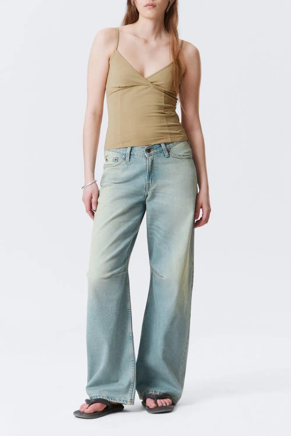 Cross Detail V-Neck Cami