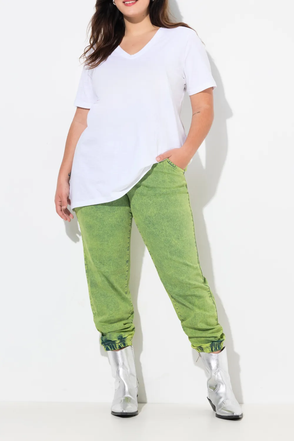 Drawstring Leg Jeans