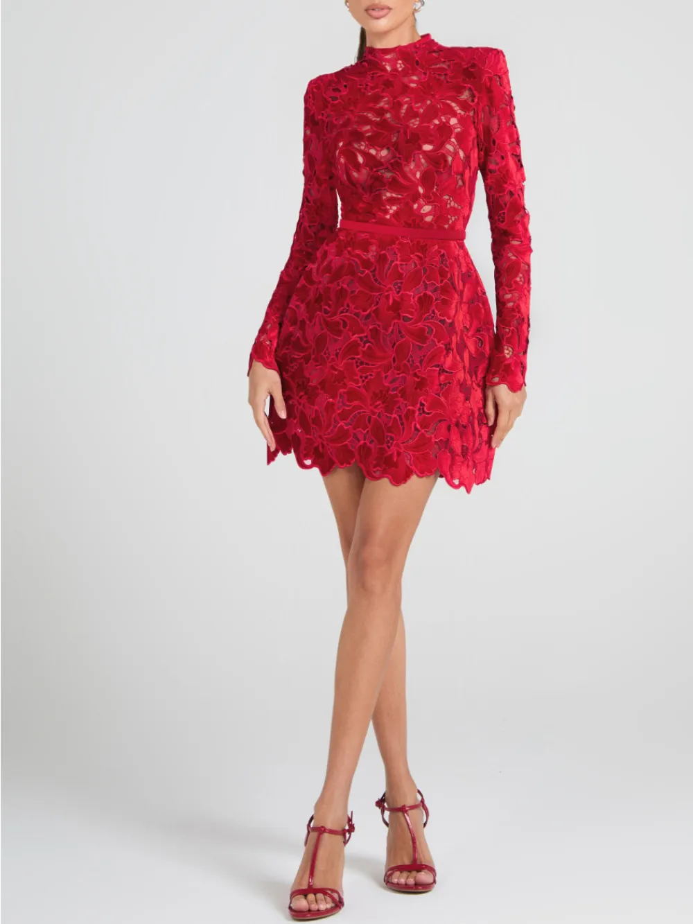 And Sophisticated Lace Elegant Mini Dress
