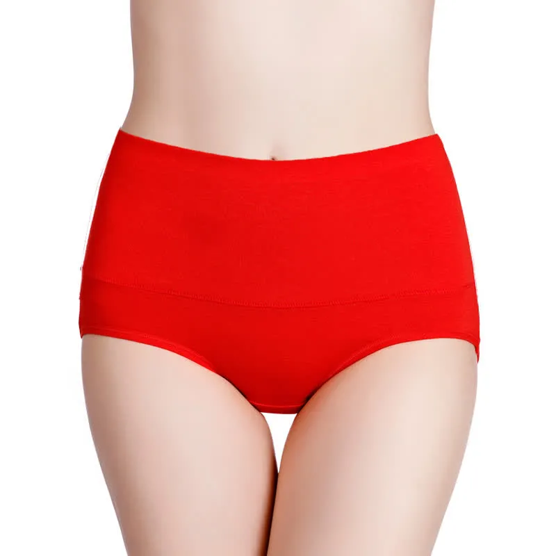 Plus Size High Waist Soft Touch Breathable Panty